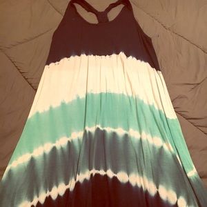 No Boundaries Tie Dye Maxi Dress